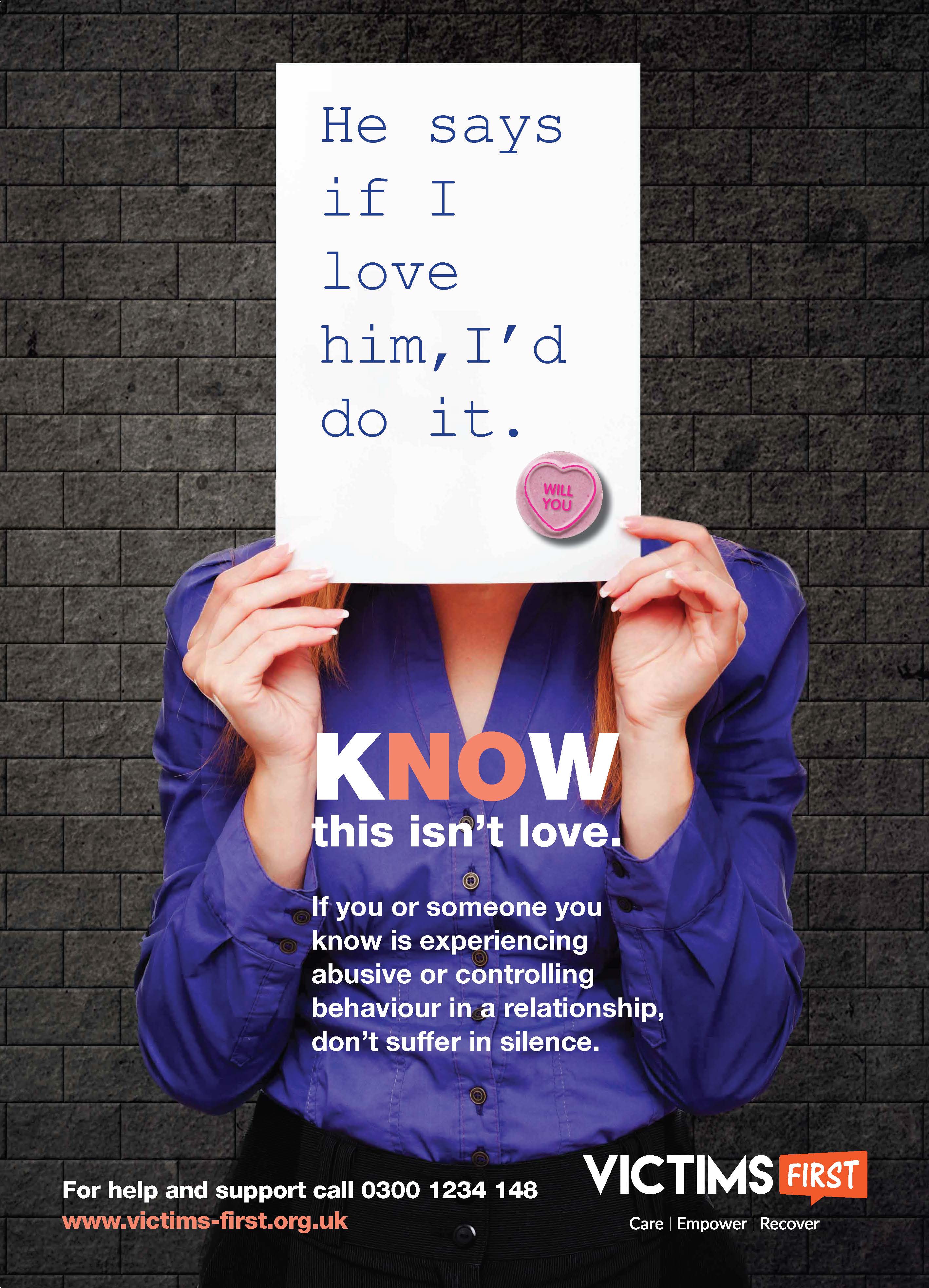 Coercive Control Controlling or coercive behaviour can be overlooked